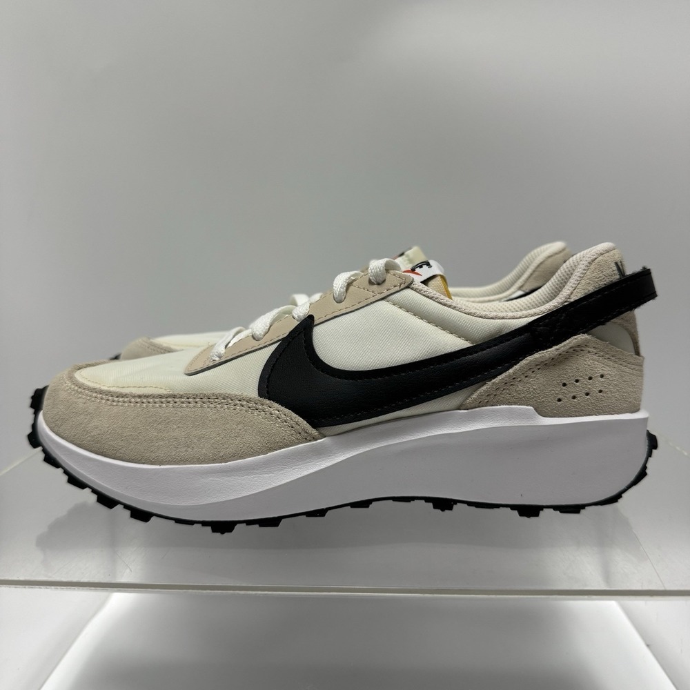 Brand New Nike Waffle Debut Sanddrift Black Sneakers DH9532-102 Women's Size 7.5